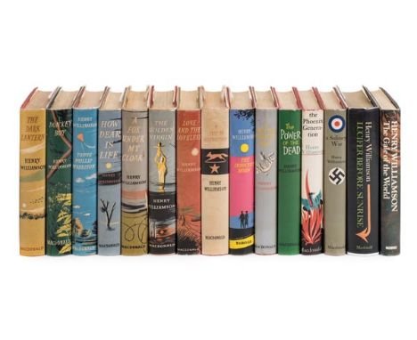 Williamson (Henry). A complete set of 'A Chronicle of Ancient Sunlight' titles, all 1st editions, Macdonald, 1951-69, a few m