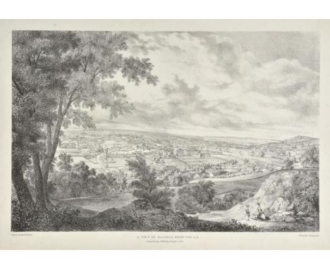 *Halifax. Horner (John), A View of Halifax from the S.E., published N. Whitley, Halifax, 1822, uncoloured lithograph, 330 x 4
