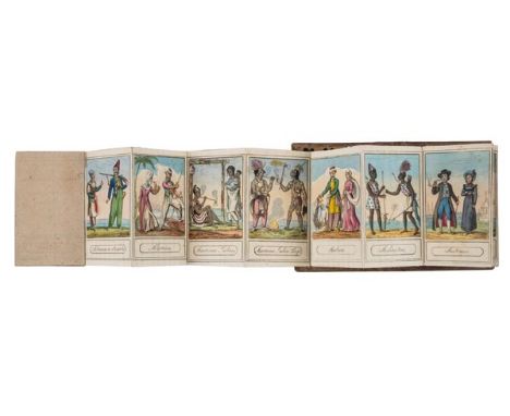 [Aspin, Jehoshophat.  Cosmorama; a View of the Costumes and Peculiarities of all Nations, J. Harris, 1827],  forty-eight hand