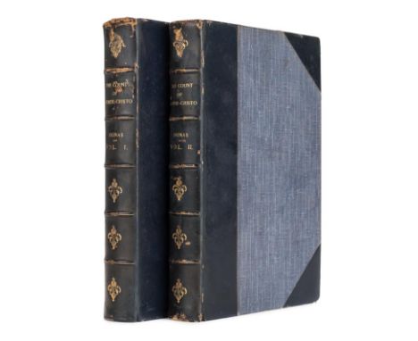 Dumas (Alexandre). The Count of Monte-Cristo, 2 volumes, 1st English edition in book form, Chapman and Hall, 1846, 19 wood-en