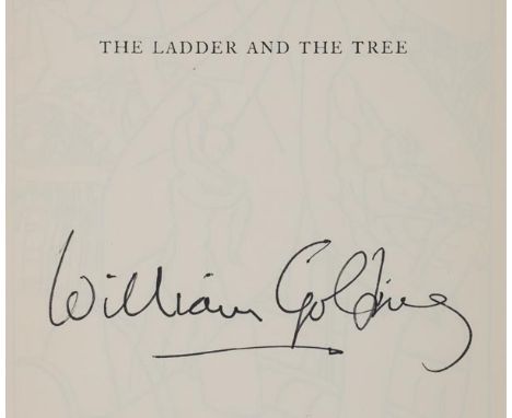 Golding (William). The Ladder and The Tree, 1st edition, Marlborough College Press, 1961,  line block frontispiece after a dr