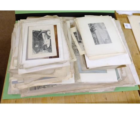 *Prints & engravings. A mixed collection of approximately 270 prints and engravings, 18th & 19th century, engravings and lith
