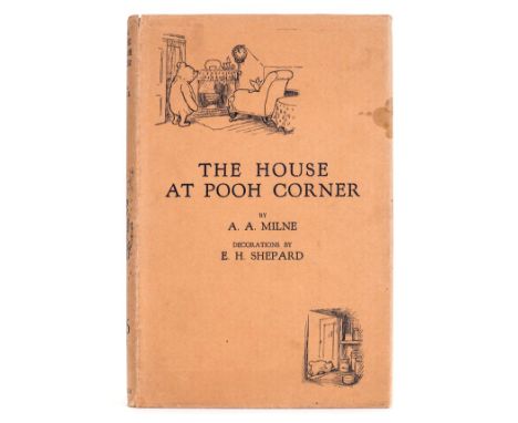 Milne (Alan Alexander). The House at Pooh Corner, 1st edition, 1928, illustrations by E.H. Shepard, light partial toning to e