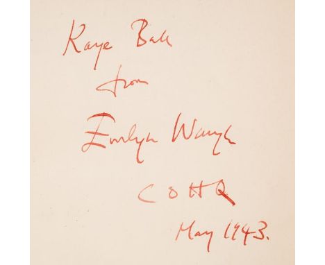 Waugh (Evelyn). Black Mischief, Chapman and Hall, 1932, illustrations by the author, slight marginal toning, top edge gilt, o