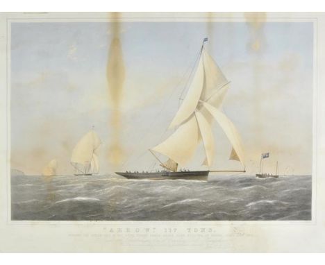 *Dutton (Thomas Goldsworth). 'Arrow, 117 tons, winning the Cutter race at the Royal Cinque Ports Yacht Club Regatta at Dover,