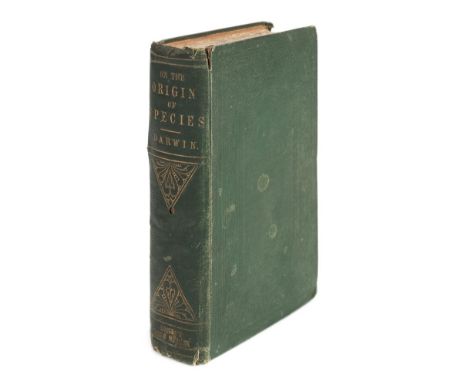 Darwin (Charles). On the Origin of Species by Means of Natural Selection, or the Preservation of Favoured Races in the Strugg