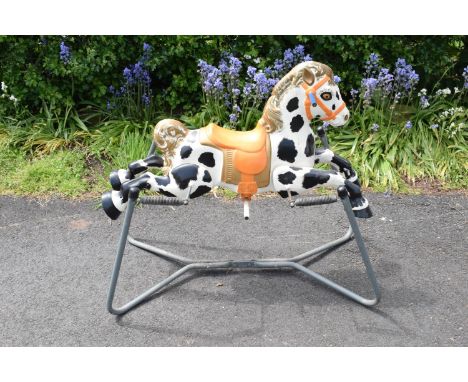 Spring mounted 2024 rocking horse