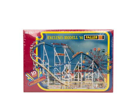   FALLER "H0 450" Bausatz für eine Achterbahn, 1993  Bausatz aus 536 Teilen in 11 Farben "10 Jahre Faller Exklusivmodell" mit