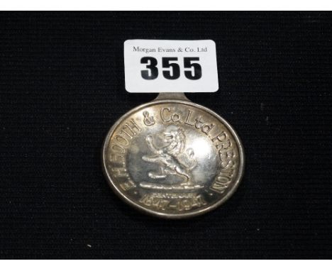     A Commemorative Caddy Spoon By Booth & Co Limited, Preston                      