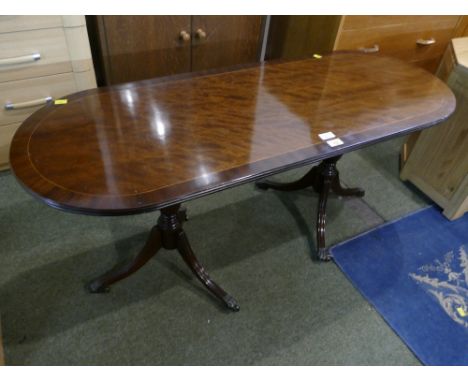 Reproduction oval sofa table 