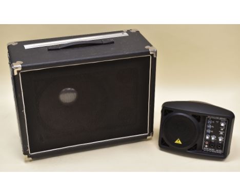 A SPEAKER TOGETHER WITH A 150WATT PA / MONITOR SPEAKER