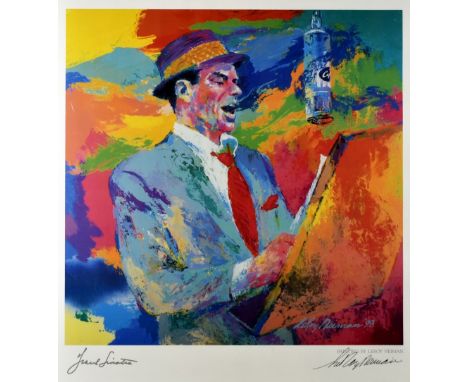 LEROY NEIMAN hand signed 1994 print - with facsimile Frank Sinatra signature, 59 x 40cms