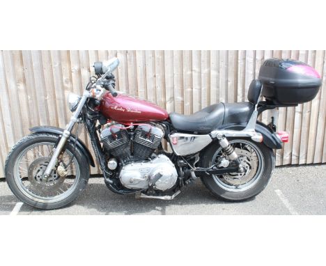 Harley-Davidson XL 883L Sportster. First Registered 23/06/2006, Registration number NK04 OZL, 883cc, Petrol, Taxation class B