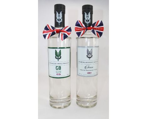 English Handmade Vodka by Chase distillery Herefordshire and Extra Dry Gin by Chase, both 70cl 40%vol, both bottles dedicated