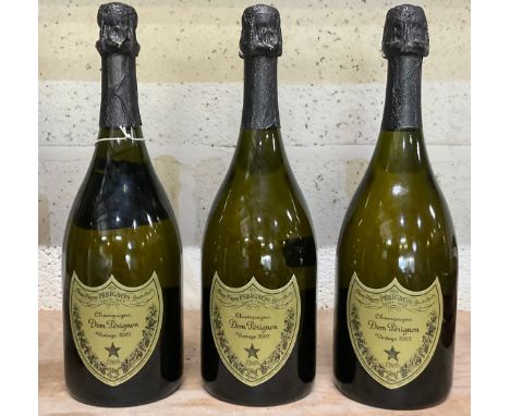 Dom Perignon Champagne Vintage 2002, 750ml. 12.5%vol 3btlsShipping £38.00 plus vat (UK Only)