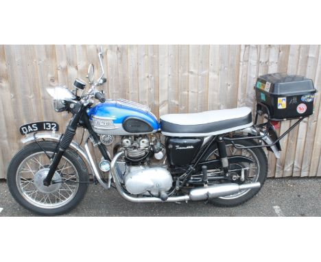 Triumph Tiger T100. First Registered 11/10/61, Registration number DAS 132 (Non-Transferable) 500cc, Petrol, Taxation class i