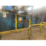 Shakeout Steel Conveyor and Hydraulic Ram