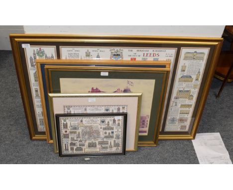 Of Leeds interest: five prints relating to the heritage of the city of Leeds