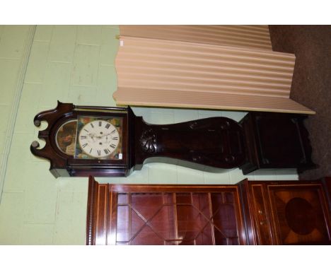 ~ A Scottish mahogany eight day longcase clock, early 19th century