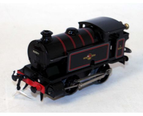 1960-5 Hornby Type 40 BR 82011 tank loco clockwork 'Lion Holding Wheel' lined black (NM) with guarantee and Meccano magazine 
