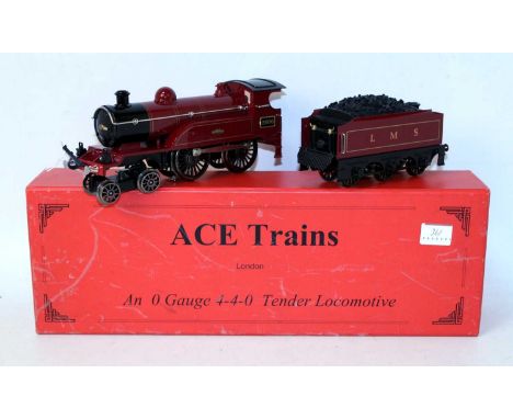ACE Trains freelance 'Celebration' loco and tender E/3 lined red 'LMS' on tender (NM-BVG) with instructions