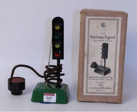 SEL Model 730 railway signal with remote control (E-BE) with instructions