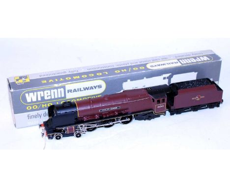 Wrenn Railways W2226 BR maroon "City of London" engine and tender with instructions (NM-BNM)