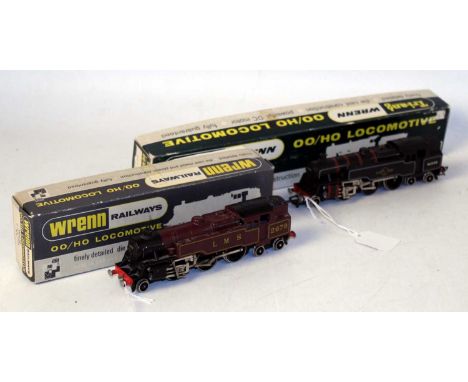 Wrenn Railways W2218 BR lined black 2-6-4 tank engine No. 80033, with instructions (M-BM), together with Triang Wrenn W2219 L