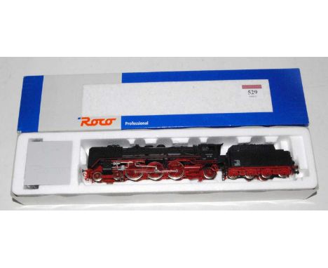 A Roco ref 63268 H0 DR black class 01 4-6-2 engine and tender DCC fitted (M-BM)