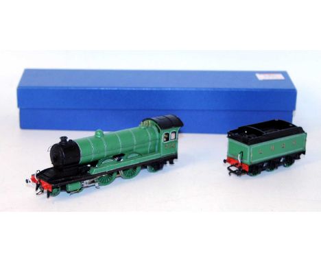 A North Eastern 4-4-2 engine and tender LNER lined green No. 714 from a DJH kit (G)