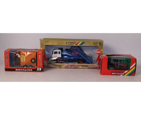A Britains Farm Models and commercial vehicle diecast and plastic group to include No. 9529 Massey Ferguson tractor (M,BNM-M)