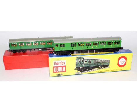 Hornby Dublo 3250 Electric Motor Coach (NM) in Tony Cooper box (BNM), note item has been converted for 2-rail running and sol