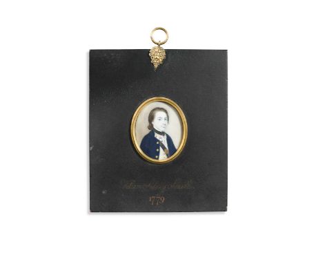 English School, 1779 Portrait miniature of William Sidney Smith (1764-1840), later Admiral Sir Sidney Smith, at the age of fi