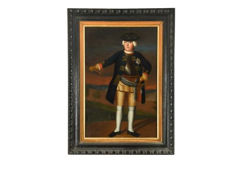 Prussian School, mid-18th century Portrait of King Frederick William I of Prussia (1688-1740) wearing the insignia of the Pru