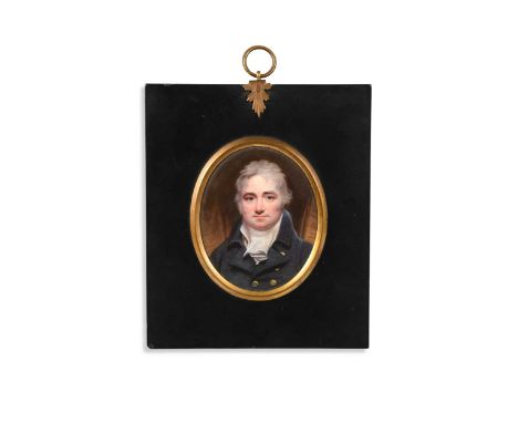 Henry Bone, RA (1755-1834) after Sir William Beechey Portrait miniature of Robert Hobart, 4th Earl of Buckinghamshire (1760-1