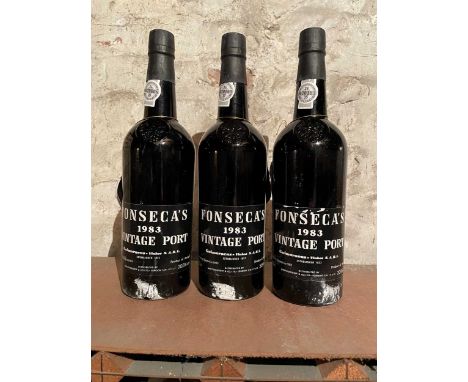 Fonseca Vintage Port 1983, 3 bottles