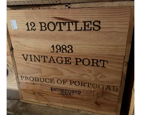 Graham's Vintage Port 1983,  12 bottles, in owc