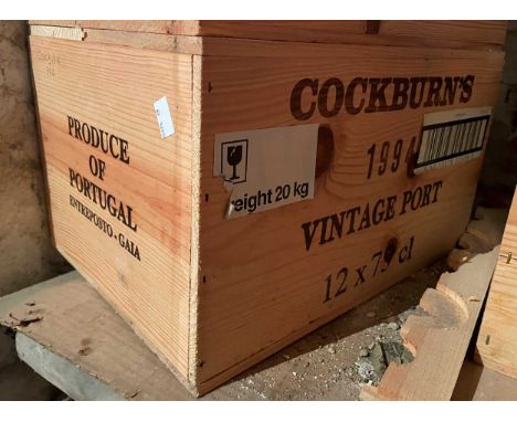 Cockburn's Vintage Port 1994,  12 bottles, in owc
