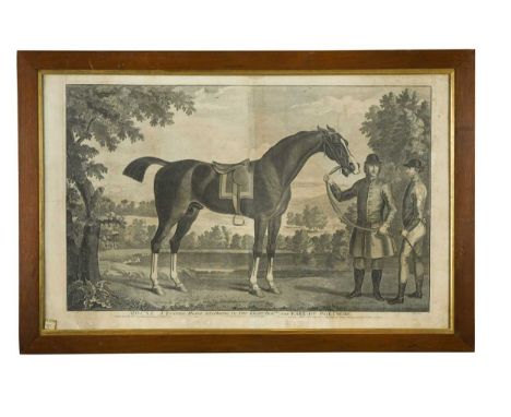 *** Willson, circa 1748Mouse, a running horse belonging to the Right Hon.ble the Earl of Portmoreengraving on two sheets of p