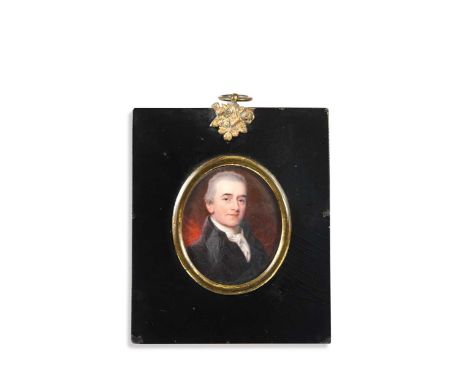 Henry Bone, RA (1755-1834) after Sir Thomas Lawrence Portrait miniature of Sir Samuel Romilly (1757-1818)signed 'H Bone' (low