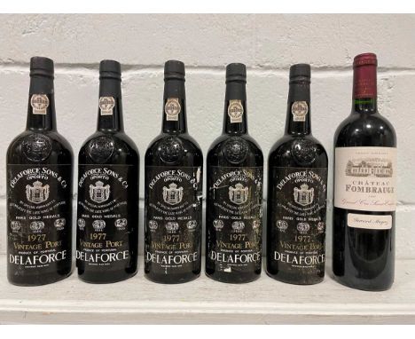 Delaforce Vintage Port 1977,  5 bottles;Chateau Fombrauge, St Emilion Grand Cru 2005, 1 bottle (6)
