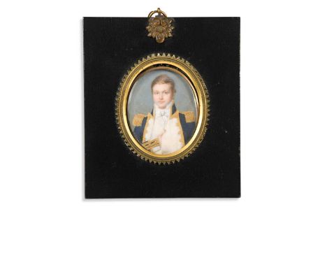 Continental School, circa 1800 Portrait miniature of Sir John Charles Richardson (c.1785-1821), later 12th Baronet of Pitfour