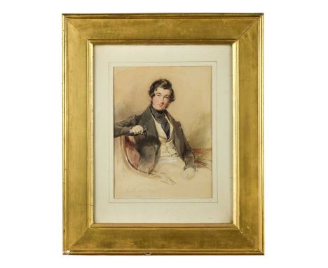 George Richmond, RA (1809-1896) Portrait of a gentleman, believed to be James Farrersigned and dated 'Geo. Richmond del.t / 1