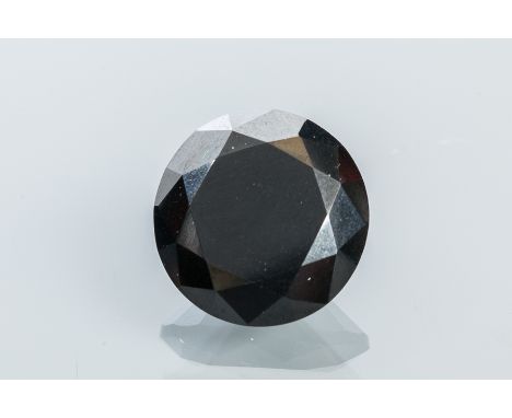 CERTIFICATED UNMOUNTED BRILLIANT CUT BLACK DIAMOND
measuring 15.73 carats, an IGL certificate accompanies the lot stating the