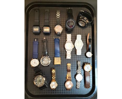 SELECTION OF LADIES AND GENTLEMEN'S WRISTWATCHESincluding Sekonda, Casio, Michael Kors, Emporio Armani, Festina, G-Shock, Acc