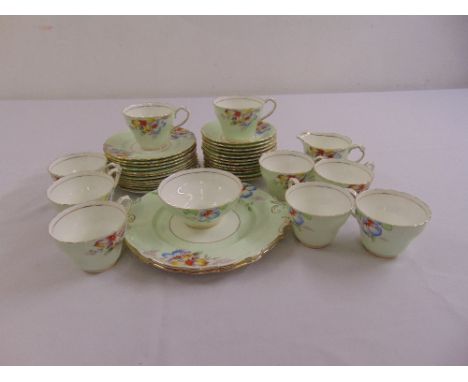 Paragon tea set to include, plates, cups saucers, milk jug and sugar bowl (37)