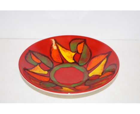 1960/70's poole pottery bowl 27cm diameter