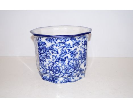 Losol wear blue and white planter 
