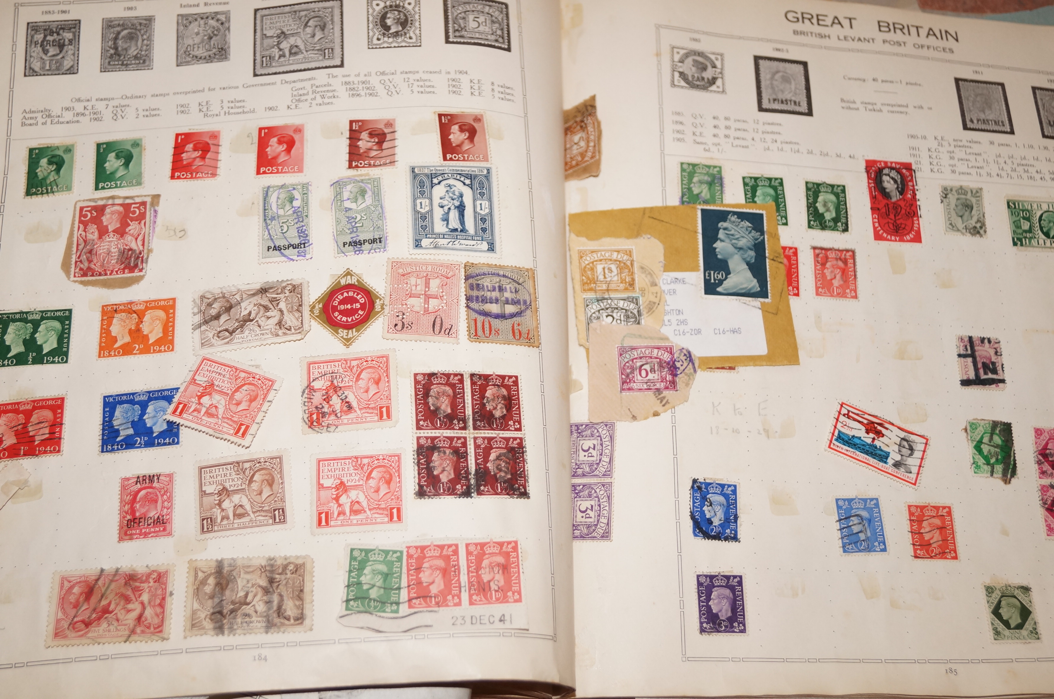 A very important early 20th century stamp album containing many ...