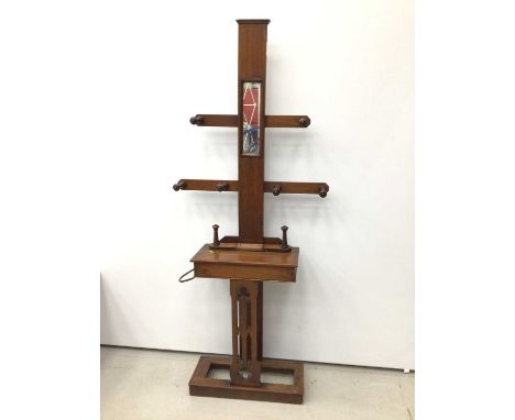 Late 19th / early 20th century mahogany hall stand, approximately 183cm highCondition report: Slight bits of damage please se